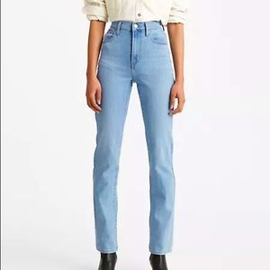 Levi’s High Rise Straight Jeans